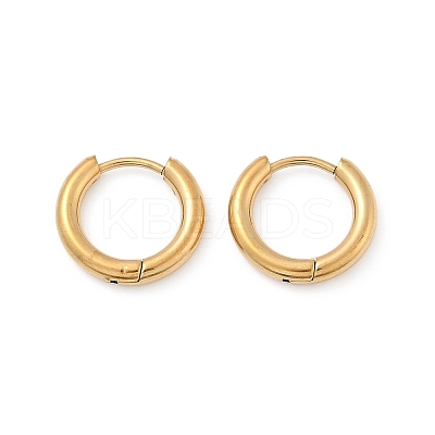202 Stainless Steel Huggie Hoop Earrings EJEW-F111A-14mm-G01-1