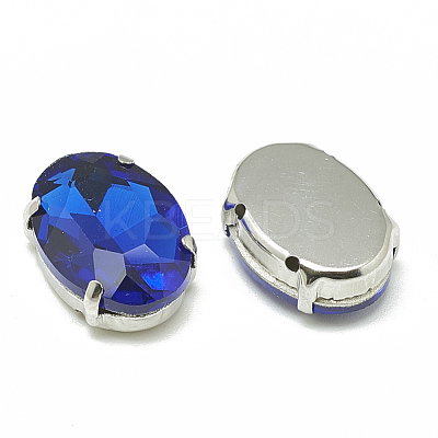 Sew on Rhinestone RGLA-T091-8x10mm-11P-1