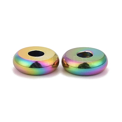 Ion Plating(IP) Rainbow Color 304 Stainless Steel Spacer Beads STAS-F136-04M-1