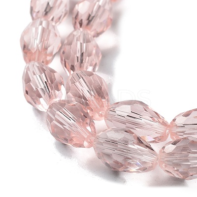 Glass Beads Strands EGLA-E010-8x12mm-12-1