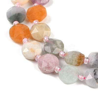 Natural Mixed Gemstone Beads Strands G-C116-A30-01-1