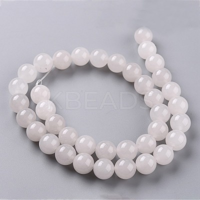 Natural White Jade Beads G-G766-C-28-1