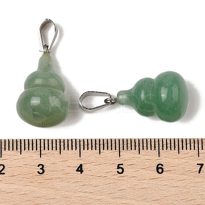 Natural Green Aventurine Pendants G-B127-03P-12-1