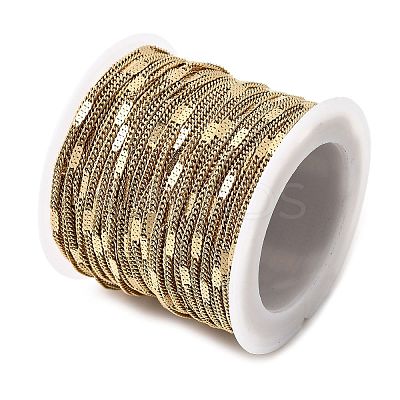 304 Stainless Steel Curb Chains CHS-L033-02G-1