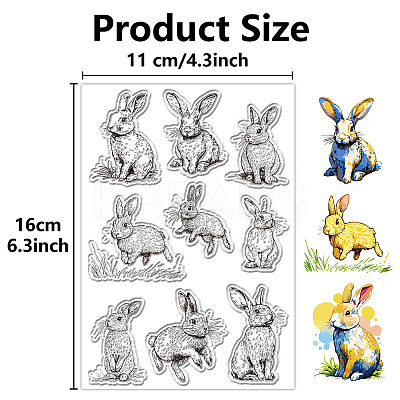 Plastic Stamps DIY-WH20018-0250-1