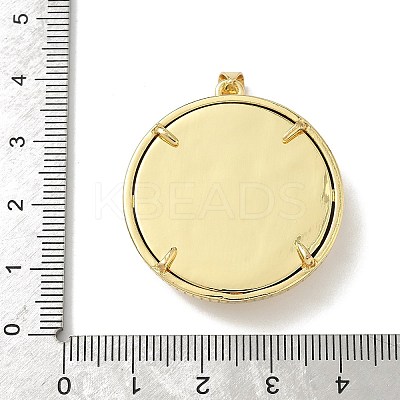 Brass Resin Pendants KK-H079-02A-G04-1