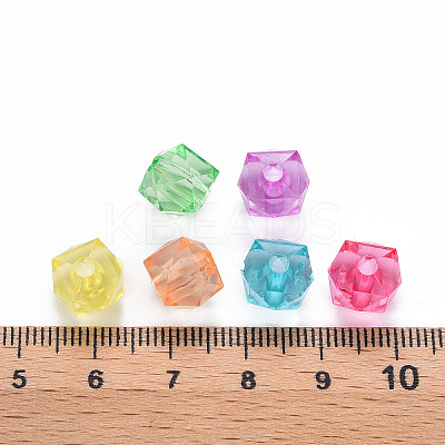 Transparent Acrylic Beads TACR-Q259-10mm-V-01-1