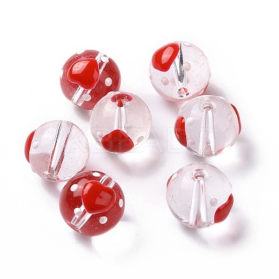 Transparent Glass Beads LAMP-B021-03A-04-1