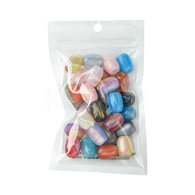 30Pcs 3 Styles Resin European Beads RESI-FS0001-71-1