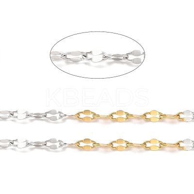 Ion Plating(IP) 304 Stainless Steel Dapped Chains STAS-B040-01GP-1