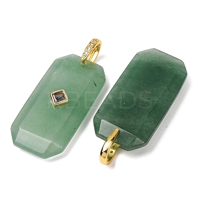Natural Green Aventurine Pendants GG-CBA51ED-05G-03-1