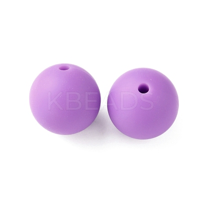 Food Grade Eco-Friendly Silicone Focal Beads SIL-WH0013-01O-1