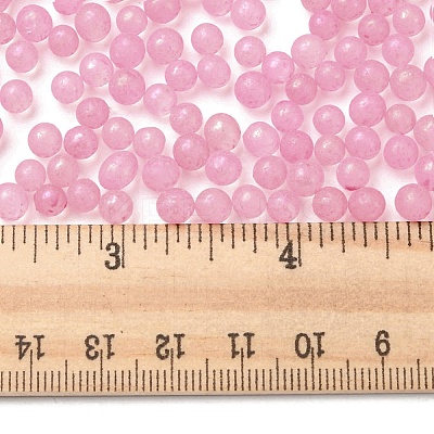 Luminous Glow in the Dark Transparent Glass Round Beads GLAA-F124-B08-1