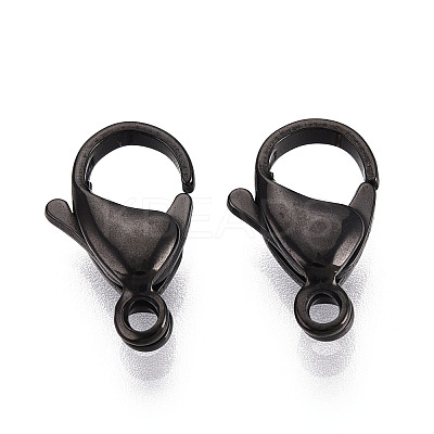 304 Stainless Steel Lobster Claw Clasps STAS-T065-15mm-34B-1