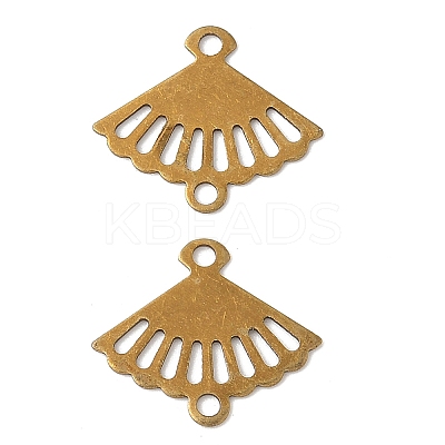 Brass Laser Cut Hollow Connector Charms KK-K277-12AB-1