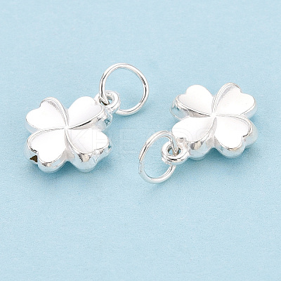 Saint Patrick's Day 925 Sterling Silver Clover Charms STER-T008-31S-1