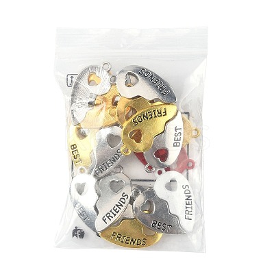 10 Sets Spray Painted Alloy Split Pendants FIND-FS0004-20-1
