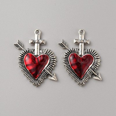 Alloy Enamel Pendants LS-FIND-WH0156-43A-1