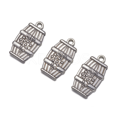 Tibetan Style Alloy Pendants TIBEB-A11923-AS-LF-1