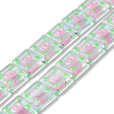 Transparent Glass Beads Strands LAMP-K037-11G-1