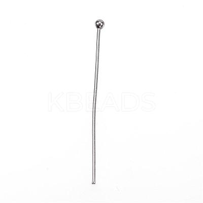 Tarnish Resistant 304 Stainless Steel Ball Head Pins STAS-D448-025P-1