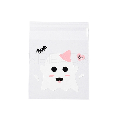 Halloween Theme Plastic Bakeware Bag ABAG-F007-03D-1