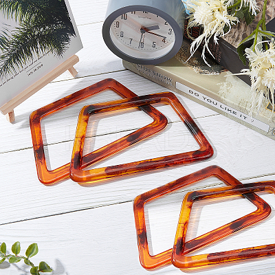4Pcs 2 Colors Plastic Bag Handle KY-PH0001-13-1