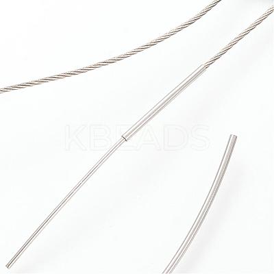 Stainless Steel Wire Necklace Cord DIY Jewelry Making TWIR-R003-23A-1