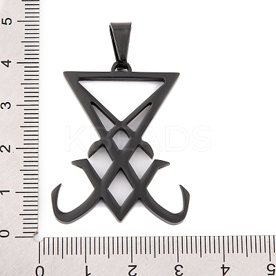 304 Stainless Steel Pendants STAS-K283-07EB-1