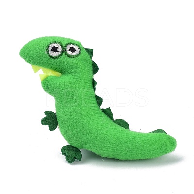 Cartoon Dinosaur Non Woven Fabric Brooch JEWB-Z001-06-1