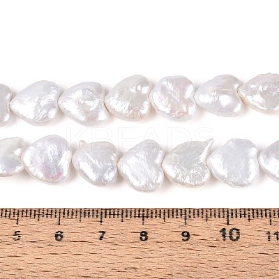 Natural Baroque Keshi Pearl Beads Strands PEAR-T006-33B-1