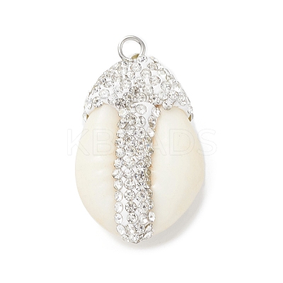 Natural Sea Shell Pendants SHEL-F005-10A-1