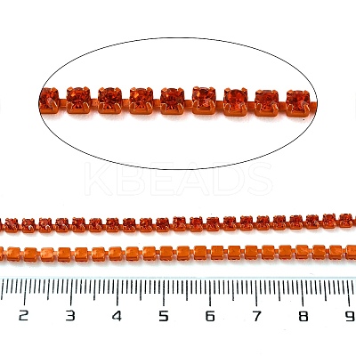 Iron Rhinestone Cup Chains CH-A008-01H-1