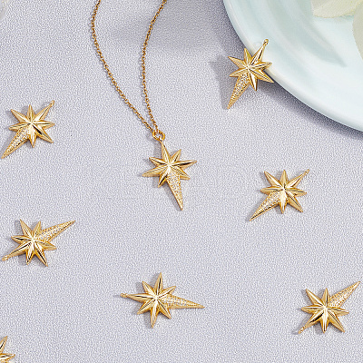 10Pcs Brass Micro Pave Cubic Zirconia Pendants KK-BBC0018-47-1