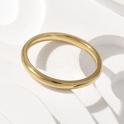 304 Stainless Steel Plain Band Rings STAS-I160-E03-G-1
