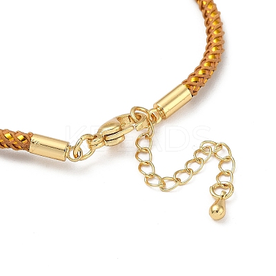 Braided Nylon Cord Bracelet Making MAK-L043-01G-08-1