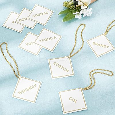 9Pcs 201 Stainless Steel Rolo Chains AJEW-OC0002-70-1