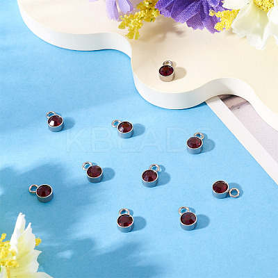 10Pcs Glass Rhinestone Charms STAS-TA0003-26D-1