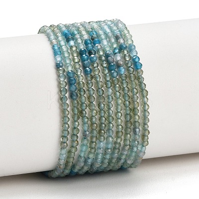Gradient Color Natural Apatite Beads Strands GG-CBA1668-A04-2mm-1