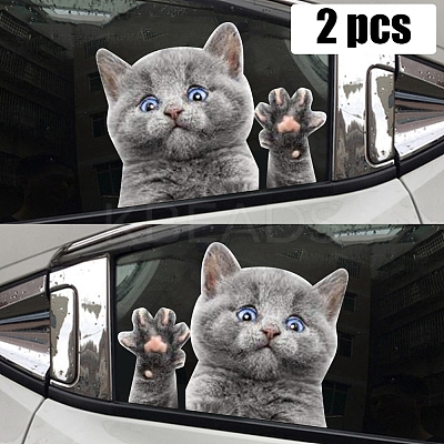 3D Transparent Car Back Rear Window Decal Vinyl Sticker ST-F674-4-1