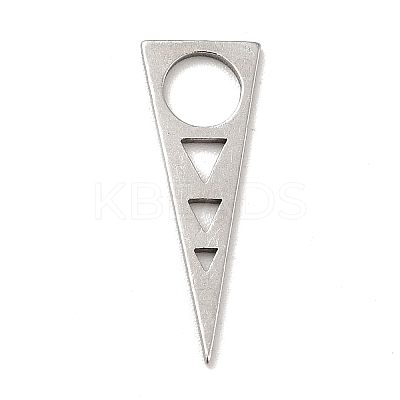 Non-Tarnish 201 Stainless Steel Pendants STAS-A066-19P-1