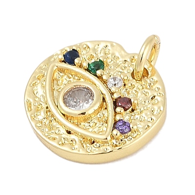 Rack Plating Brass Pendants KK-Q028-16G-1