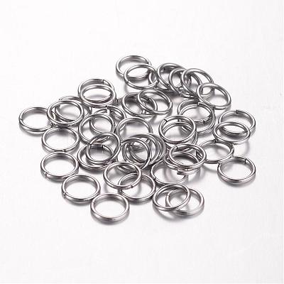 Tarnish Resistant 304 Stainless Steel Open Jump Rings STAS-D438-05-1
