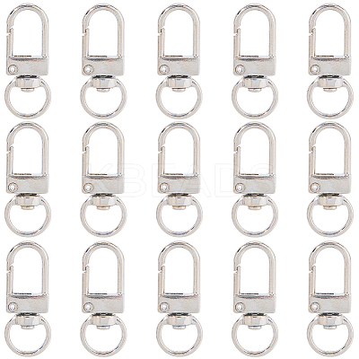 50Pcs Alloy Swivel Clasps FIND-SC0014-80-1