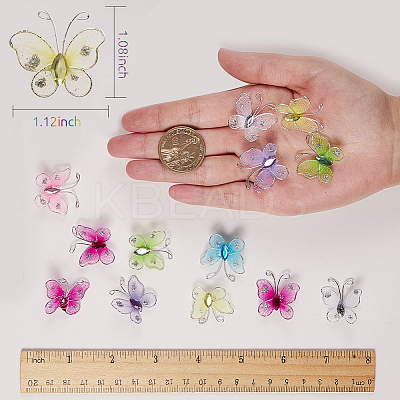 Screen Fabric Butterflies DIY-SC0009-30-1