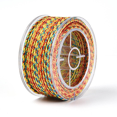 11M Braided Nylon Chinese Knot Cord WCOR-B001-2mm-14-1