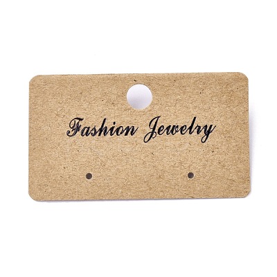 Plastic Jewelry Display Cards DIY-K032-16E-1