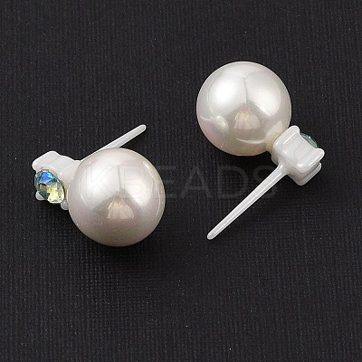 Hypoallergenic Bioceramics Zirconia Ceramic Stud Earrings EJEW-C111-15A-1