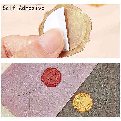 25Pcs Adhesive Wax Seal Stickers DIY-CP0009-11B-05-1
