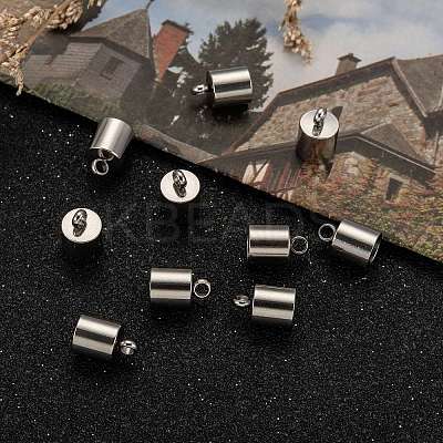 Tarnish Resistant 304 Stainless Steel Cord Ends LS-STAS-E020-7-1